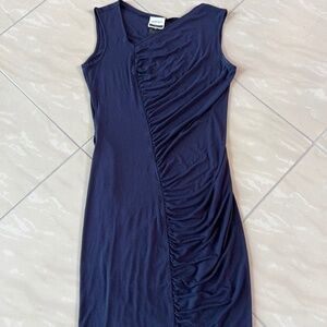 #2356 Under.ligne Women's Navy Blue Tank mini dress size Medium